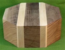 Bowl #615 - Walnut & Cherry Segmented Bowl Blank ~ 7 1/2" x 3" ~ $42.99